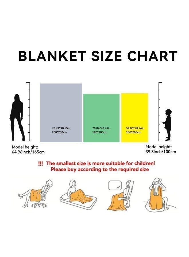 نامالو بطانية نامالو مصنوعة من البوليستر بنسبة 100%، وزنها 280 غرام، بطانية مناسبة لجميع الفصول، بطانية مخملية ناعمة ومريحة، مناسبة للأسرة والأرائك، لونها رمادي. - Image 3